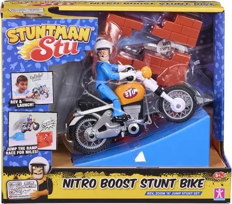 Stuntman Stu Nitro Boosh Stunt Bike Playset - 2