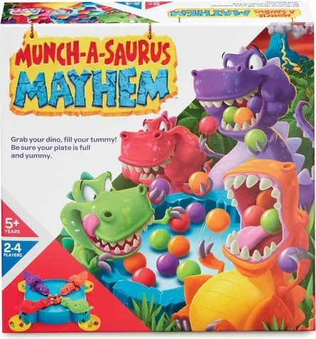 Addo Games Munch-A-Saurus Mayhem Marble Munching Game - 1