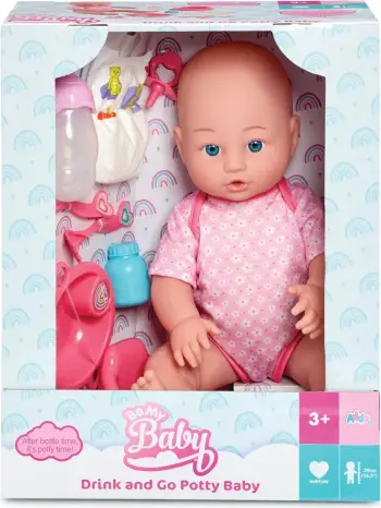 Be My Baby Drink and Go Potty Baby Doll