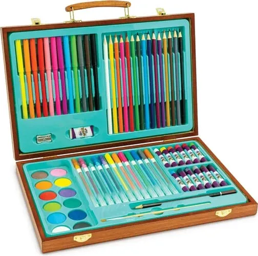 Out To Impress Wooden Art Case Craft Set - 1