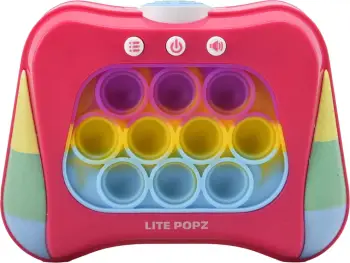 Lite Popz – Lojë Fidget me Drita dhe Butona, Ngjyra "Rainbow Camo"