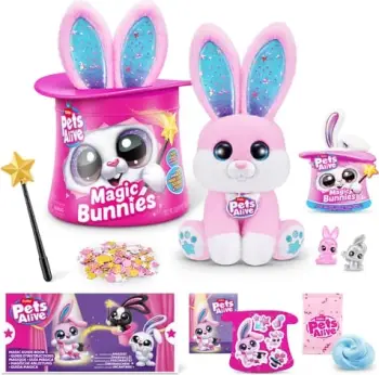Pets Alive Magic Bunnies Mystery Soft Toy with Surprises by ZURU (Styles Vary)