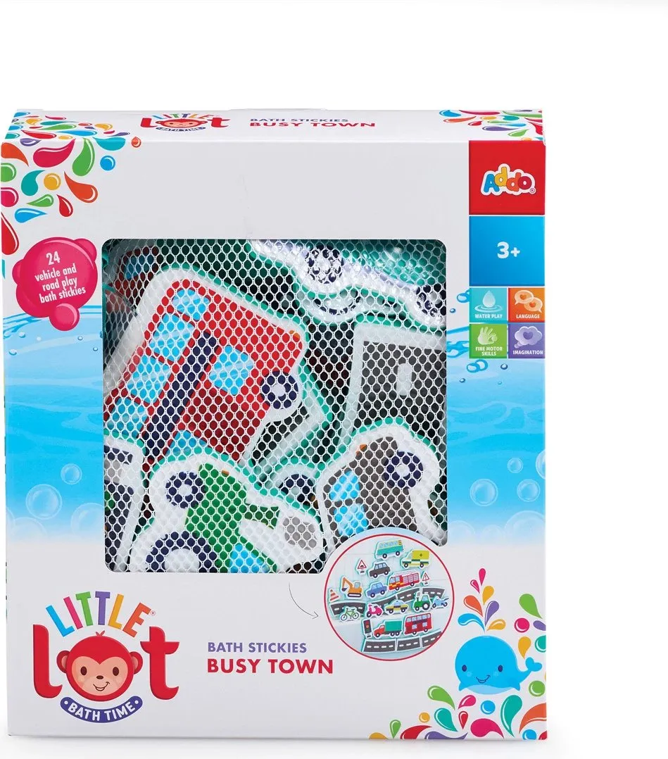 Little Lot Bathtime Busy Town Stickies Bath - 1