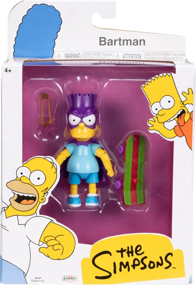 The Simpsons – Bartman me Skateboard, Figurë Koleksionuese 9 cm - 2