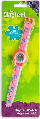 Disney Stitch Date &amp; Time Digital Watch