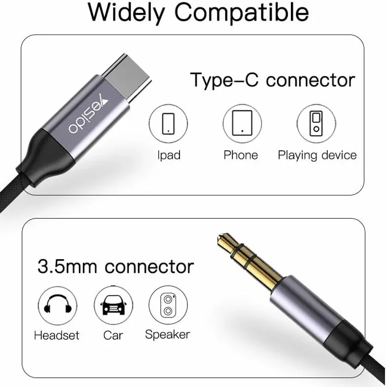 Kabllo Type-c To Aux 1m - 3