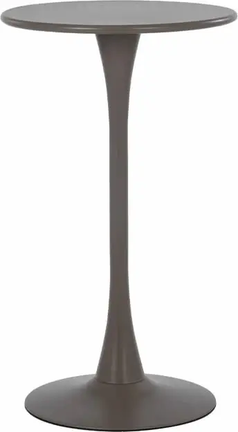 Tavolinë për bar LIDO, ngjyrë kapuçino, 59.5x59.5x100.5