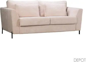 Krevat-sofë COCOON, 3 vende, bezhë Lincoln 03, 208x94x92