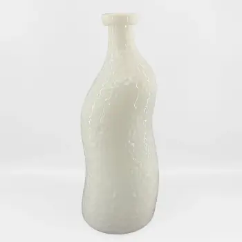 Vazo ROMAIN, qelq e bardhë, 15.5x15.5x40cm