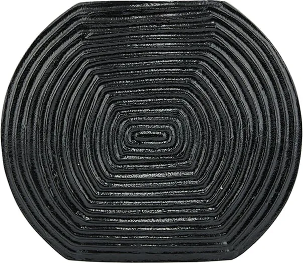Vazo LINEAR, alumin, e zezë, 28x6x24cm - 1