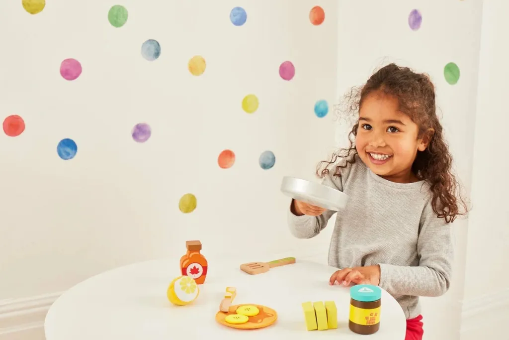 Set lodër për fëmijë Early Learning Centre Wooden Pancake Playset - 3