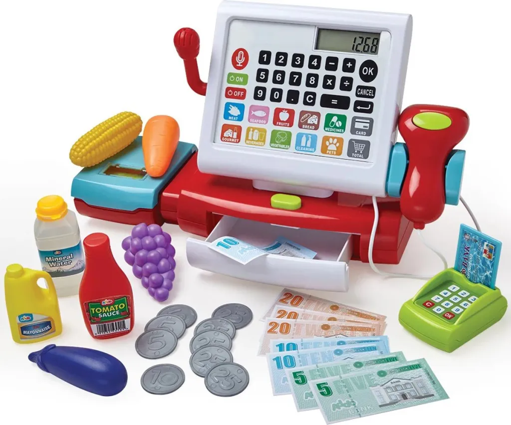 Set lodër për fëmijë Busy Me Electronic Cash Register Playset - 1