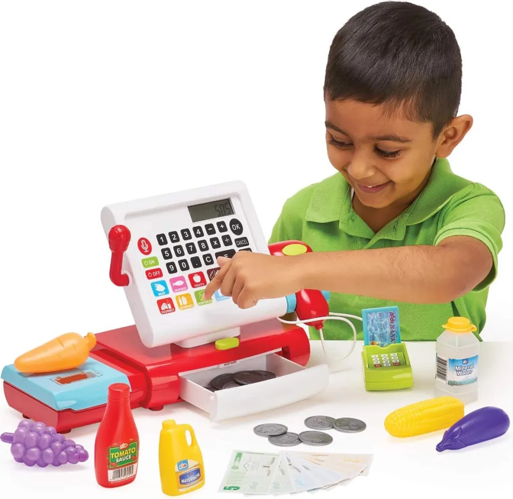 Set lodër për fëmijë Busy Me Electronic Cash Register Playset - 3