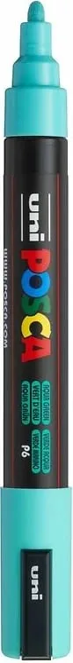 Marker Uni pc-5m Posca Aqua gjelbër - 1