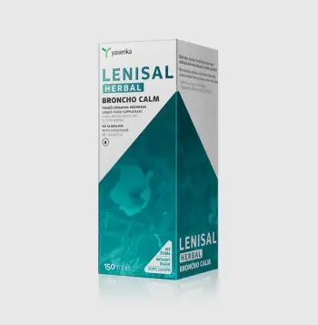 Suplement i lëngshëm ushqimore Yasenka Lenisal Herbal Broncho Calm