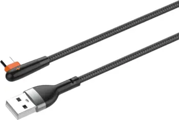Kabllo e karikimit Ldnio 90 Angle 2.4A USB3.0 Data Cable