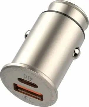 Karikues për veturë Ldnio 30W ULTRA Mini Zinc Alloy Shell Car Charger