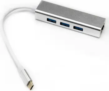 HUB Tech Time Type C nav USB3.2 til RJ45 Ethernet