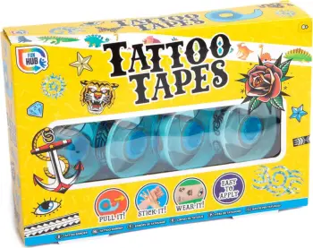 Jack's Tattoo Tapes 4 Pack - Yellow
