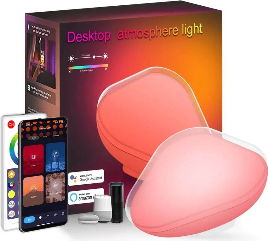 Llambë LED Tech Time WIFI Desktop atmosphere light- Smart Tuya APP - 1