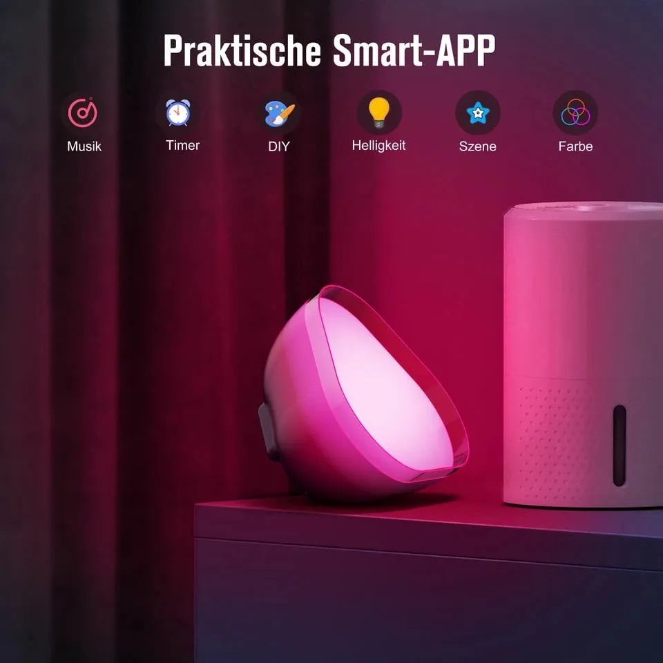 Llambë LED Tech Time WIFI Desktop atmosphere light- Smart Tuya APP - 2