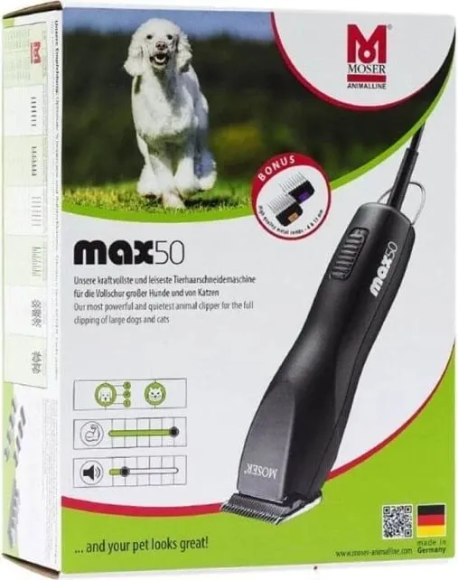 Makinë qethje për qen Moser Max 50 Clipper - 2