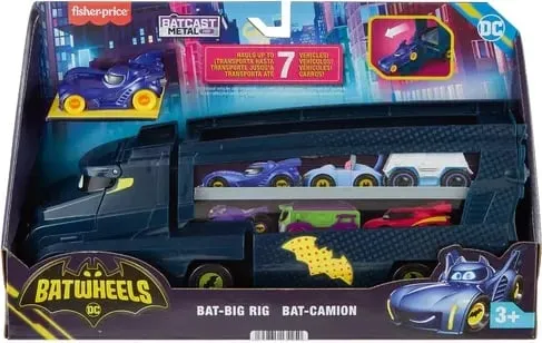 Fisher-Price DC Batwheels Bat-Big Rig Toy Car Hauler - 2