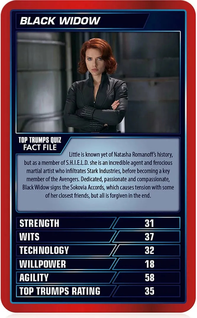 Marvel Cinematic Universe Top Trumps Specials Card Game - 2