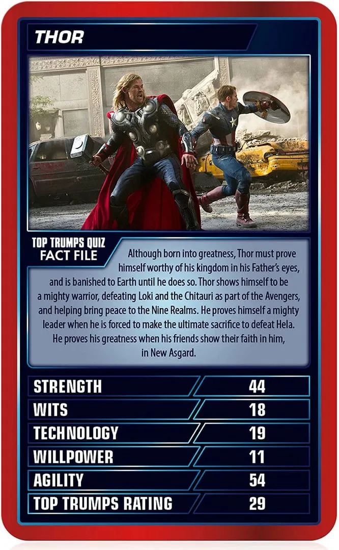 Marvel Cinematic Universe Top Trumps Specials Card Game - 3
