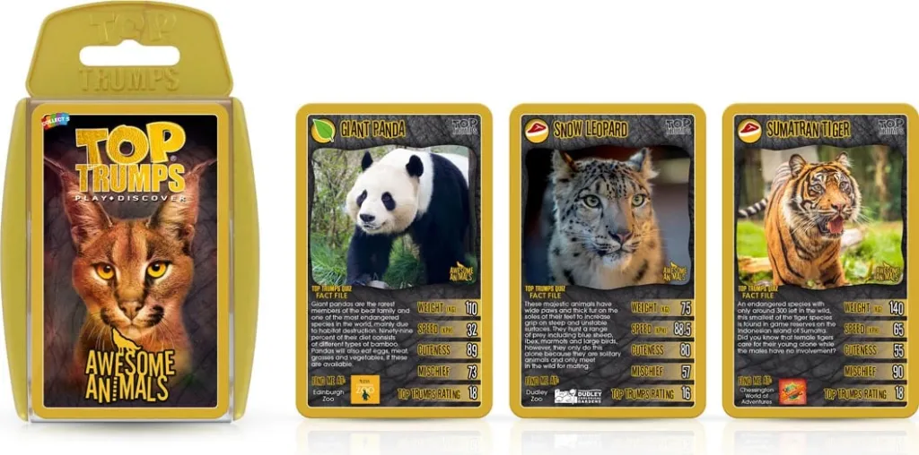 Awesome Animals Top Trumps Classics Card Game - 2