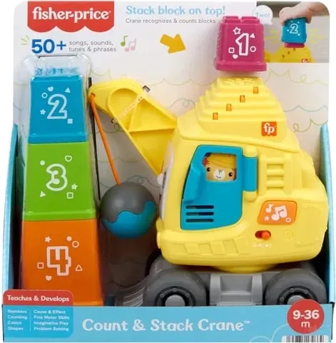 Fisher-Price Count & Stack Crane - 2