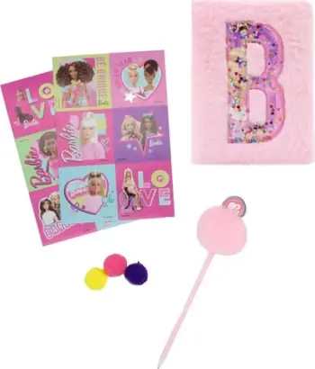BARBIE FLUFFY DIARY SET #
