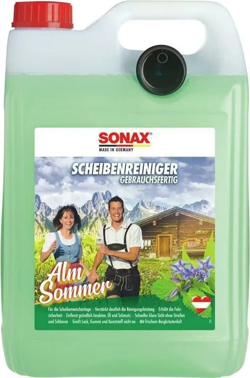 SONAX Ujë për xhama i gatshëm Alm Summer, 5 L - 1
