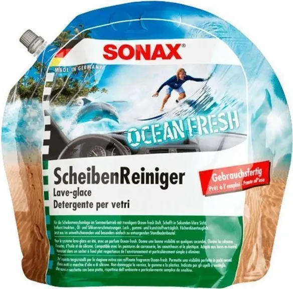 SONAX Uje per xhama i gatshem Ocean Fresh, 3 L - 1