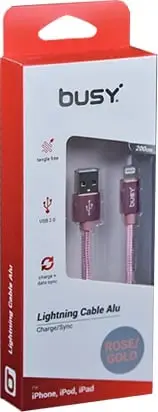 Kabllo per Iphone 2.0m Rose