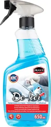 Praxis Sprej për shkrirjen e akullit ne xhama De-Icer