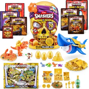 Lodër për fëmijë Smashers Dino Island Gold Treasure Hunt by ZURU
