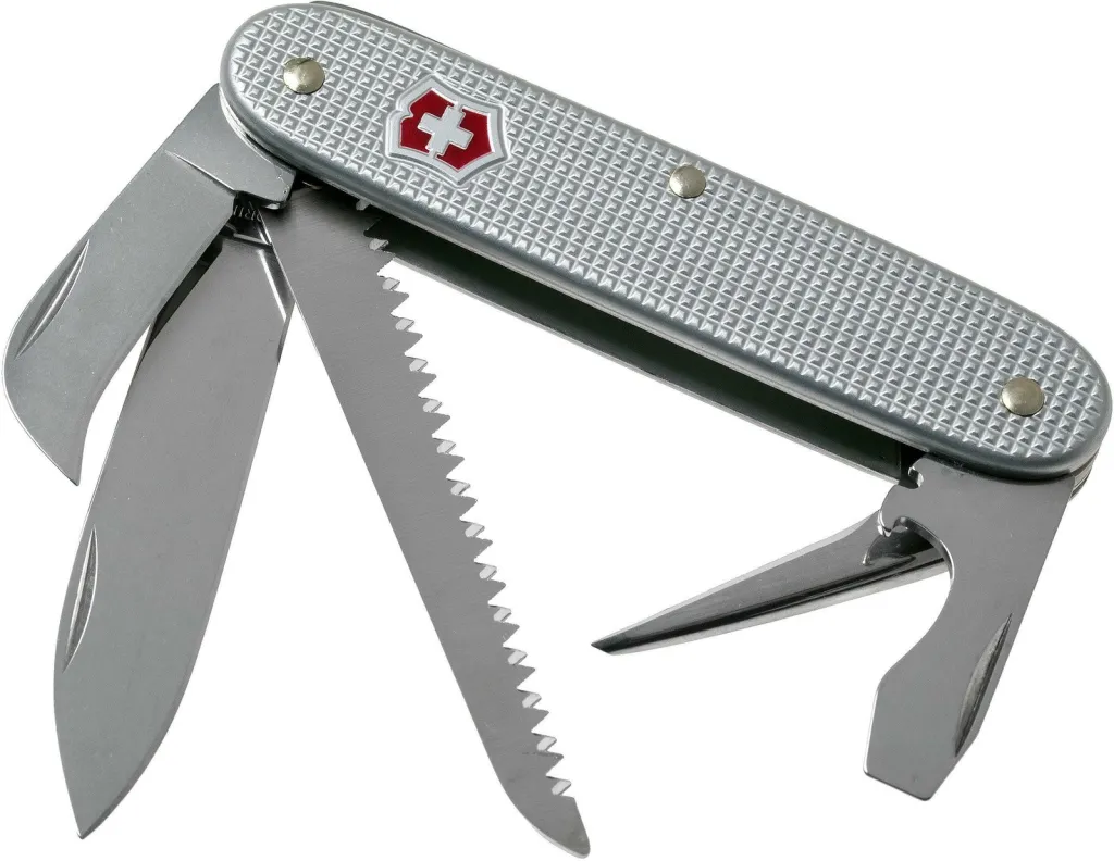 Thikë xhepi Victorinox ALOX e brinjëzuar, e argjendtë - 1