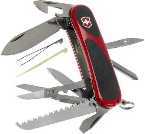 Thikë xhepi "Evolution 18"Victorinox, e kombinuar kuq e zi - 1