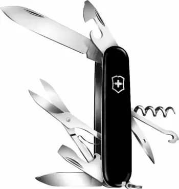 Thikë xhepi Victorinox "Kamper", e zezë