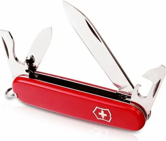 Thikë xhepi Victorinox "Recruit", e kuqe - 1