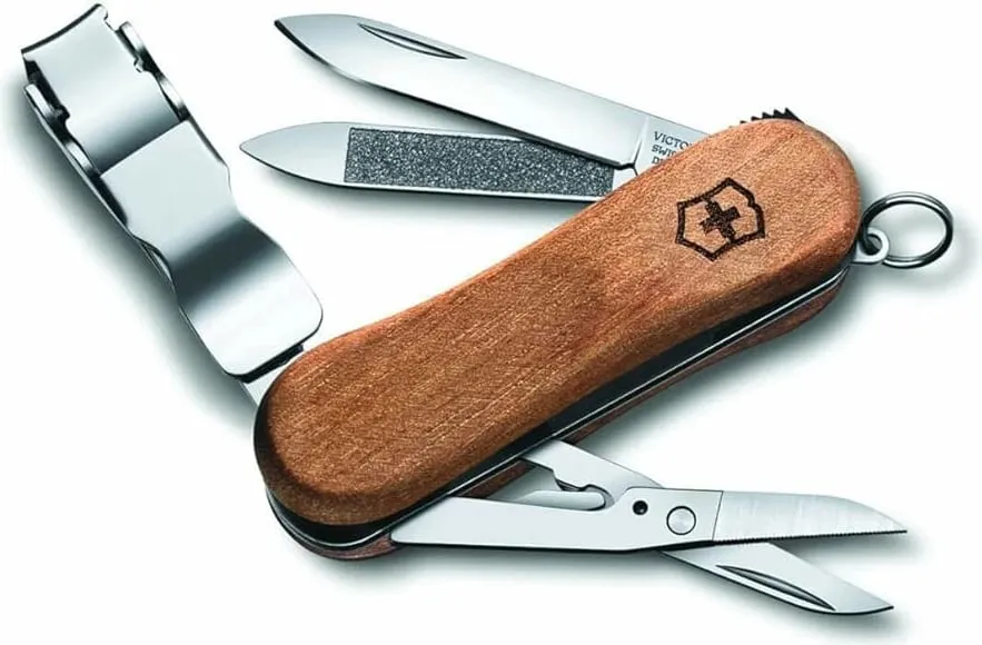 Thikë xhepi Victorinox "Evolution Wood 81", me dru - 1