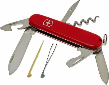 Thikë Swiss Army - TURIST Victorinox, e kuqe