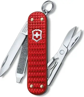 Brisk klasik 58mm Victorinox, ngjyrë të kuqe