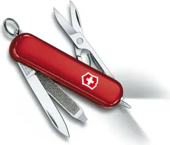 Thikë nënshkrimi Victorinox "Signature Lite", e kuqe