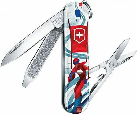 Brisk Victorinox "Classic SD", 58mm, Ski Race - 1