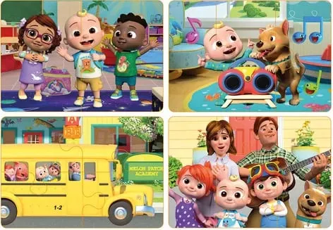 Set puzzle CoComelon My First, 4 copë - 1