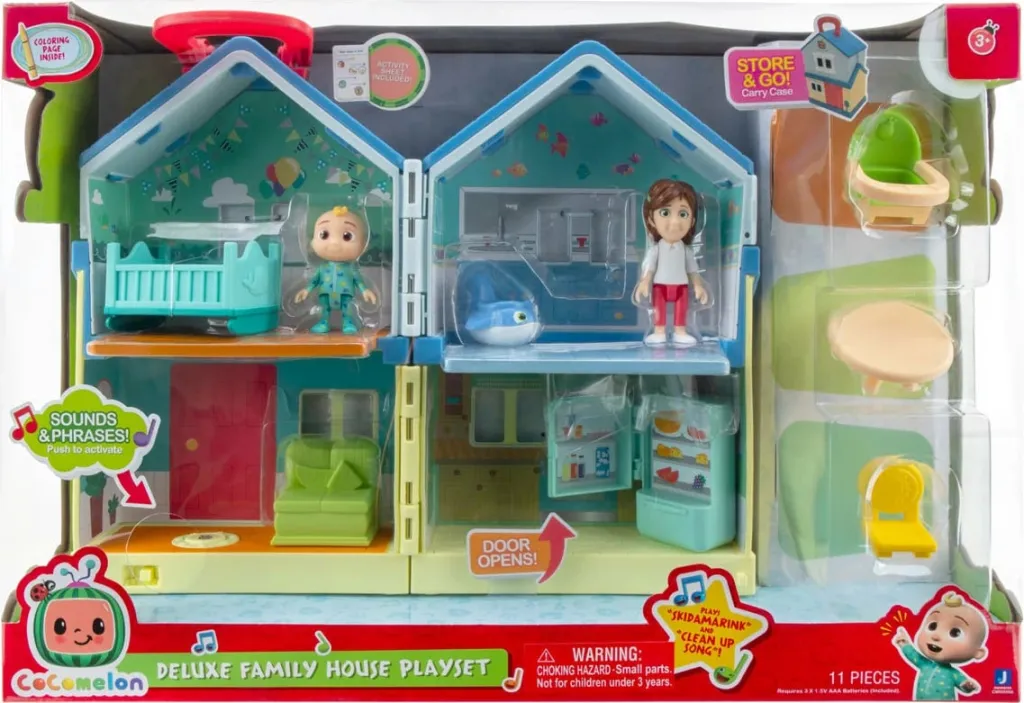 CoComelon Delux Family House Playset - 3