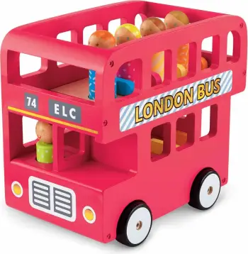 Early Learning Centre Wooden Double Decker Bus