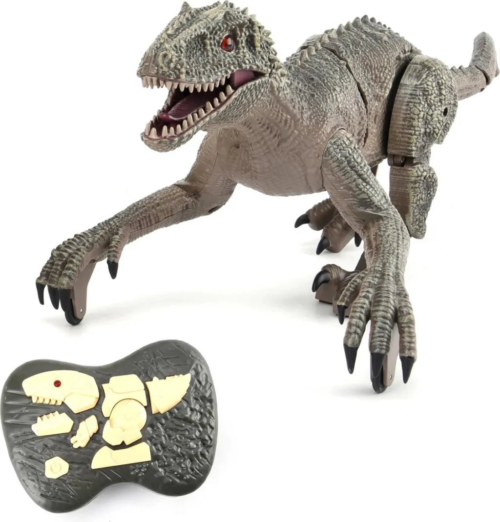 RC Roaring Raptor Grey Remote Control Dinosaur - 2